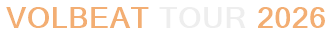 Volbeat Tour 2026